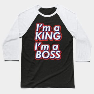 BTS Bangtan Agust D Suga Yoongi dechwita i'm a king i'm a boss ARMY | Morcaworks Baseball T-Shirt